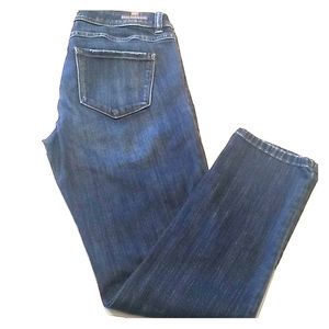 LC dark wash skinny jeans